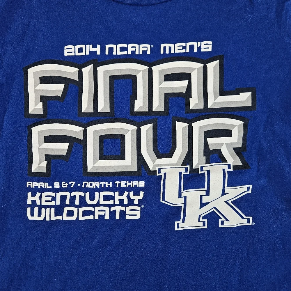 Adidas Kentucky Wildcats 2014 NCAA Final Four T-Shirt Men's Size Medium